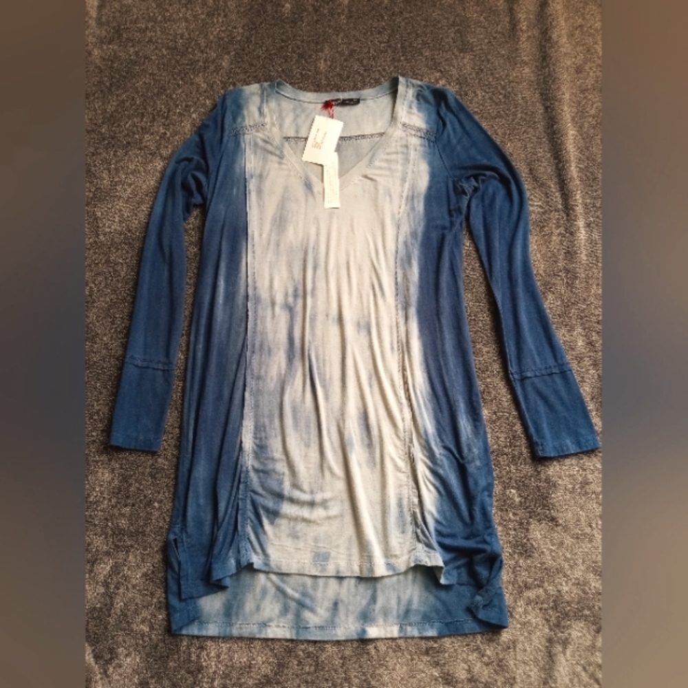 Gypsy 05 long sleeve easy T tie dye dress